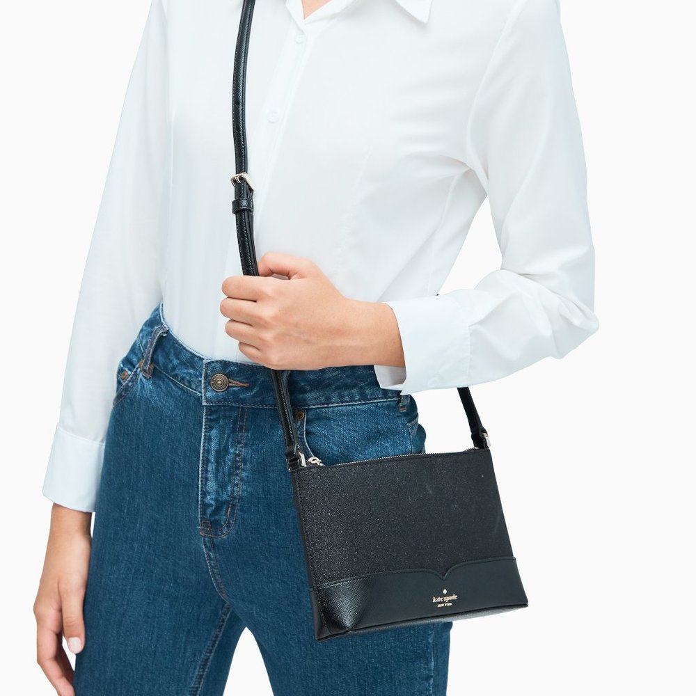 NWT Kate Spade Lola Glitter Crossbody - Picture 2 of 4
